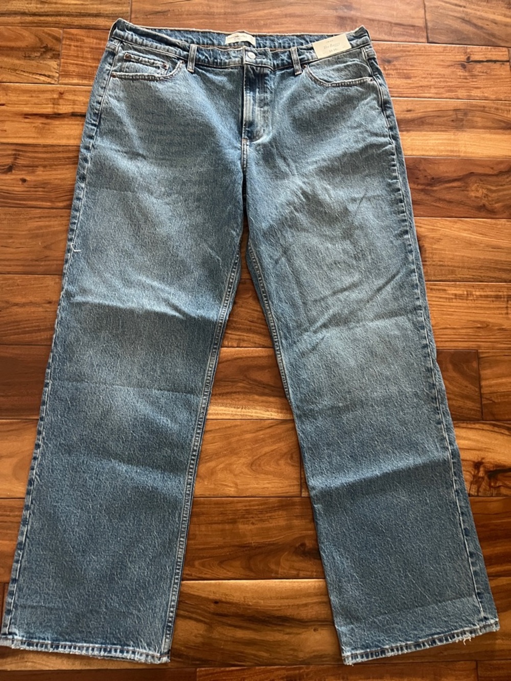 Abercrombie & Fitch Light Blue Wide Leg Jeans